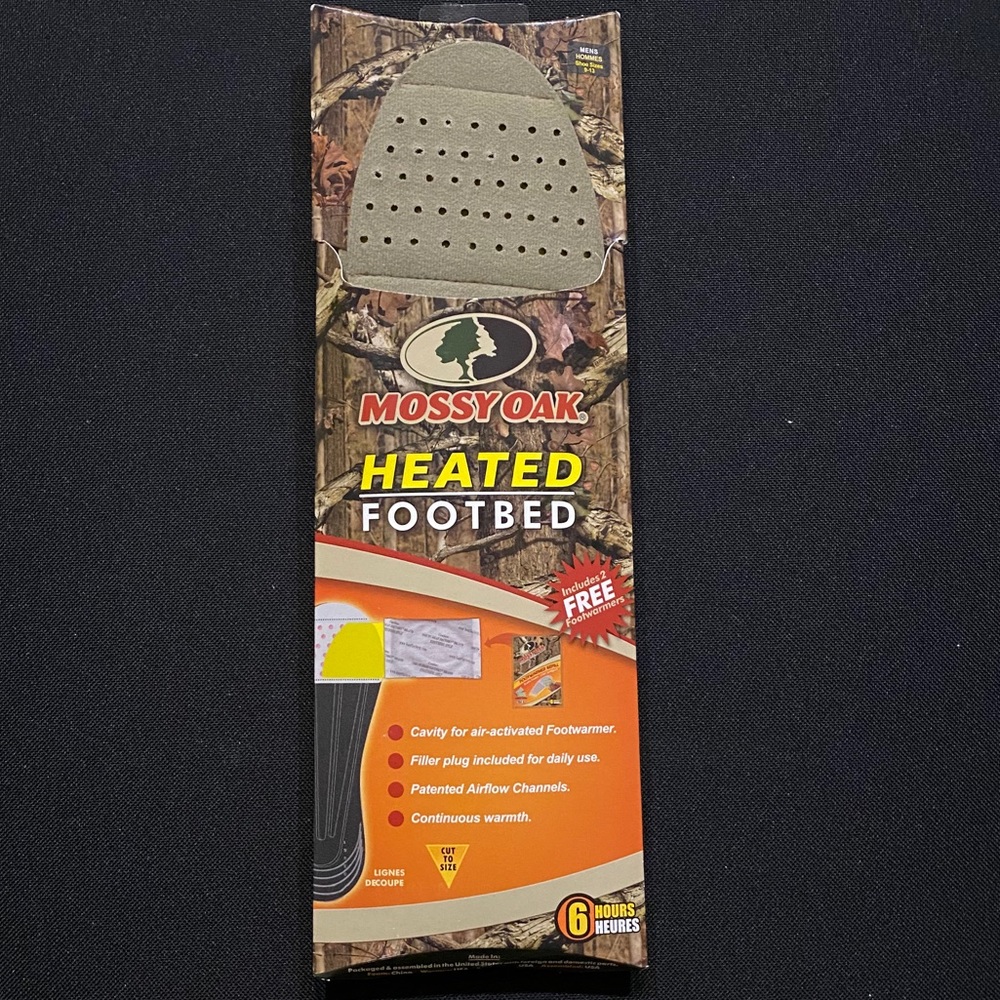 Mossy Oak Heated Footbed ~ Cut To Size ~ Brand New